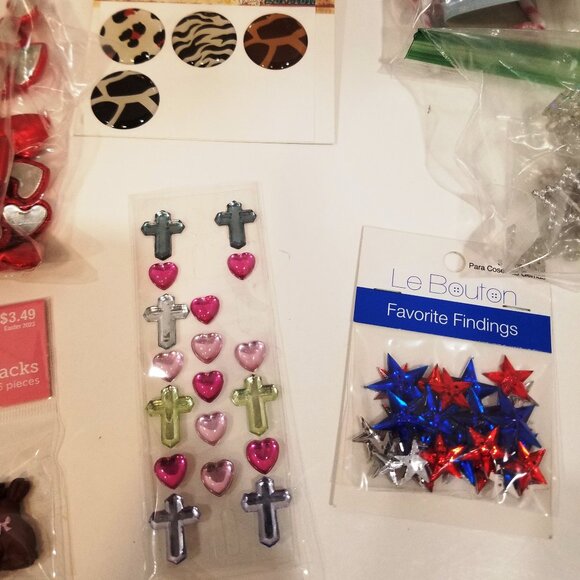 Flatbacks Lot (for crafts), New without Tags and New with Tags - Picture 4 of 13